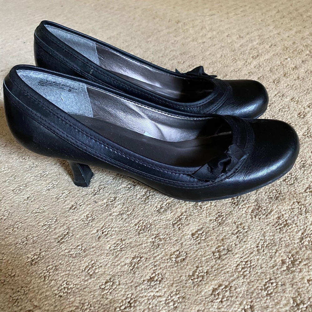 black heels